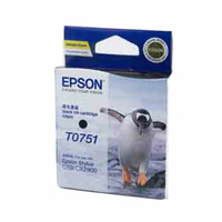 Epson T0751 Black Ink Cart 170 pages Black