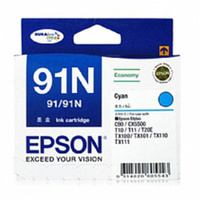 Epson 91N Cyan Ink Cart 215 pages Cyan