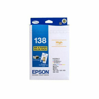 Epson 138 - High Capacity Bundle Pack 4 Inks+GPP 20P Ink Cartridge