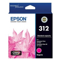 Epson 312 Standard Capacity Claria Photo HD Magenta Ink Cartridge