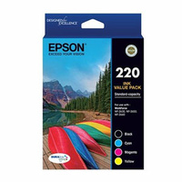 Epson 220 4 HY Ink Value Pack Compatible With EPSON WF 2630, WF 2650, WF 2660