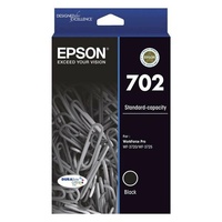 Epson 702 Standard Capacity DURABrite Ultra Black Ink Cartridge