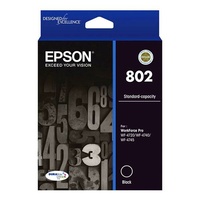 Epson 802 Standard Capacity DURABrite Ultra Black Ink Cartridge