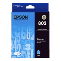 Epson 802 Standard Capacity DURABrite Ultra Cyan Ink Cartridge