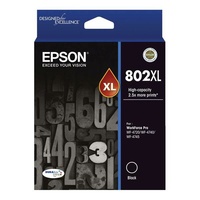 Epson 802XL High Capacity DURABrite Ultra Black Ink Cartridge