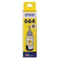 Epson T664 EcoTank Yellow Ink Bottle