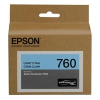 Epson 760 UltraChrome HD Light Cyan Ink Cartridge