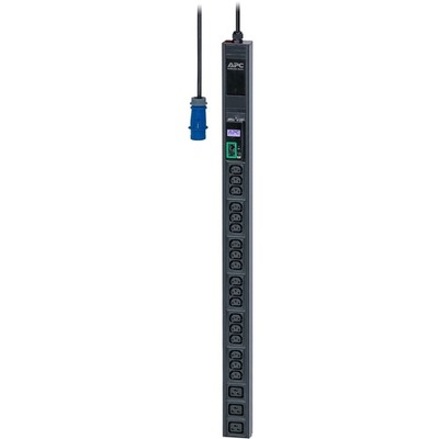 APC Easy Metered Rack PDU - Metered - IEC 309 16A 2P+E - 18 x IEC 60320 C13, 3 x IEC 60320 C19 - 16 A - 230 V AC Input - 230 V AC Output - 0U Network 