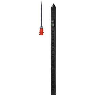 APC Easy Metered Rack PDU - Metered - IEC 309 16A 3P+N+PE - 21 x IEC 60320 C13, 3 x IEC 60320 C19 - 16 A - 400 V AC Input - 230 V AC Output - 0U - Hor