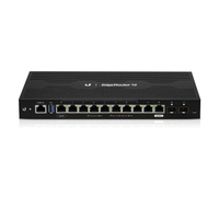 Ubiquiti EdgeRouter 12 - 10-Port Gigabit Router with PoE Passthrough and 2 SFP Ports ER-12