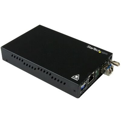 StarTech ET91000SM10 GbE Fiber Media Converter - SM LC 10 km