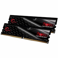 G.Skill Fortis 16GB (2x 8GB) DDR4 2400Mhz Memory Black  F4-2400C15D-16GFT
