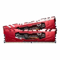 G.Skill Flare X 32GB (2x 16GB) DDR4 2400Mhz Memory Red  F4-2400C15D-32GFXR