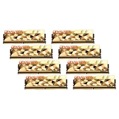 G.Skill Trident Z Royal Elite RGB 128GB (8x 16GB) DDR4 3600MHz Memory - Gold