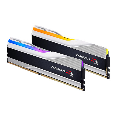 G.Skill Trident Z5 RGB 32GB (2x 16GB) DDR5 6000MHz CL32 Desktop Memory - Silver