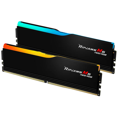 G.SKILL F5-6000J3648D16GX2-RM5NRK Ripjaws M5 Neo RGB Black 32GB (2x16GB) 6000MHz DDR5 AMD EXPO Desktop Memory 