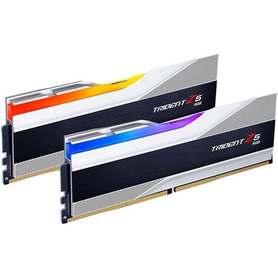 G.Skill 32GB G.Skill DDR5 Trident Z5 RGB 8000MHz CL38 1.45V 2x 16GB Silver - F5-8000J3848H16GX2-TZ5RS