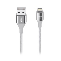 Belkin MixitUp DuraTek 1.2M Lightning Charge and Sync Cable - Silver
