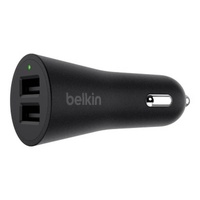 Belkin Boost Up 24W 2-Port Car Charger - Black