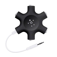 Belkin Rockstar Multiple Headphone Splitter - Black