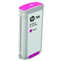 Hewlett Packard 728 130-ML MAGENTA DESIGNJET INK CARTRIDGE F9J66A