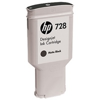 Hewlett Packard 728 300-ML MATTE BLACK DESIGNJET INK CARTRIDGE F9J68A