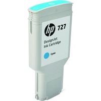 Hewlett Packard 727 300ML CYAN DESIGNJET INK CARTRIDGE