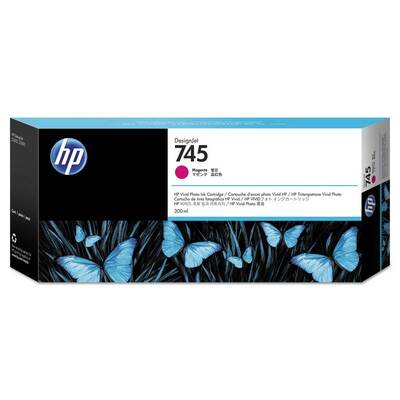 HP 745 300ML Ink Cartridge - Magenta (F9K01A)