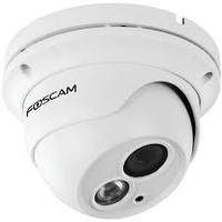 FOSCAM FI9853EP 1MP 720P OUTDOOR WIRED POE DOME, 10M IR, WHITE