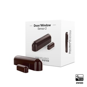 FIBARO Z-WAVE DOOR SENSOR DARK BROWN