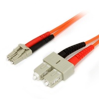 StarTech 10m LC/SC Fiber Optic Cable, Multimode Duplex 62.5/125 LSZH - FIBLCSC10