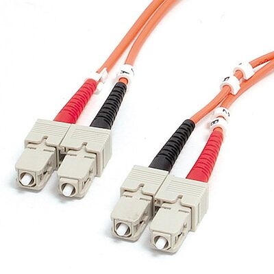 StarTech FIBSCSC1 1m Multimode 62.5/125 Duplex Fiber Patch