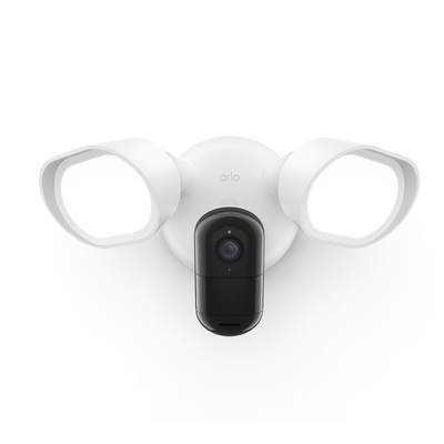 Arlo Wired Floodlight Security Light and Camera, White - FLW2001-100AUS
