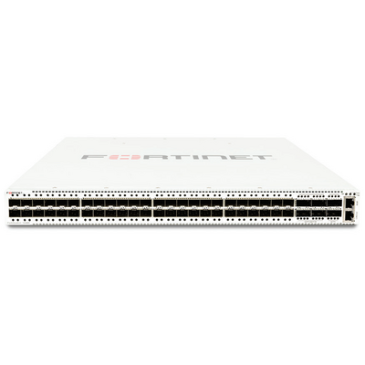 FORTINET FS-1048E LAYER 2/3 FORTIGATE SWITCH CONTROLLER COMPATIBLE SWITCH WITH 48XGE/10GE SFP/SFP+ SLOTS & 6X40GE QSFP+ OR 4X100GE QSFP28