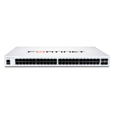 FORTINET FS-148F-POE FortiSwitch-148F-POE is a performance/price competitive L2+ management switch with 48x GE port + 4x SFP+ port + 1x RJ45 console