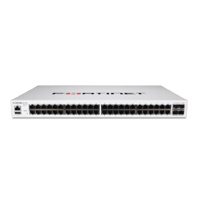 FORTINET FS-448E LAYER 2/3 FORTIGATE SWITCH CONTROLLER COMPATIBLE SWITCH WITH 48 X GE RJ45 PORTS 4 X 10 GE SFP+
