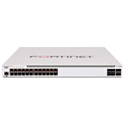FORTINET FS-524D-FPOE LAYER 2/3 FORTIGATE SWITCH CONTROLLER COMPATIBLE POE+ SWITCH WITH 24XGE RJ45 PORTS 2X40 GE QSFP+