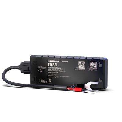 Teltonika FTC881- High voltage 4G LTE Cat 1 battery-mounted vehicle GPS tracker with enhanced GNSS accuracy and IP69K resistance