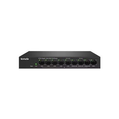 Tenda G0-8G-PoE 9-Port Gigabit Ethernet PoE Router with A/C