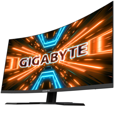 Gigabyte Gaming, 31.5", VA 1500R, 165Hz, 1ms(MPRT), 2560 x 1440, 2xHDMI, 1xDP, 2xUSB3.0, VESA 100x100mm, 78W, Height Adjustable