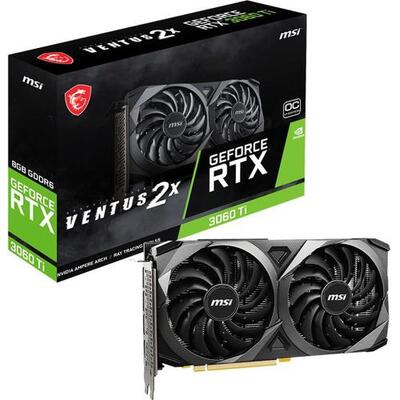 MSI NVIDIA GeForce RTX 3060Ti Graphic Card - 8 GB GDDR6 - GEFORCE RTX 3060 TI VENTUS 2X 8G OCV1 LH