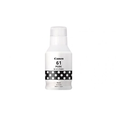 CANON GI61BK BLACK INK BOTTLE FOR G3620 G3625 G3660 - 6K PAGE YIELD