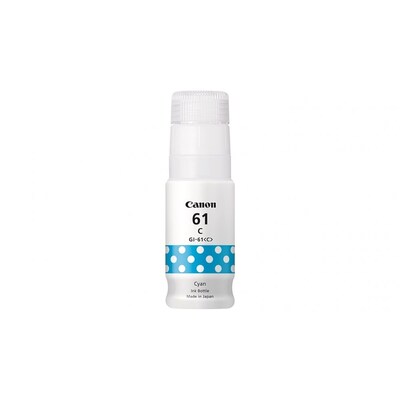 CANON GI61C CYAN INK BOTTLE FOR G3620 G3625 G3660 - 7.7K PAGE YIELD