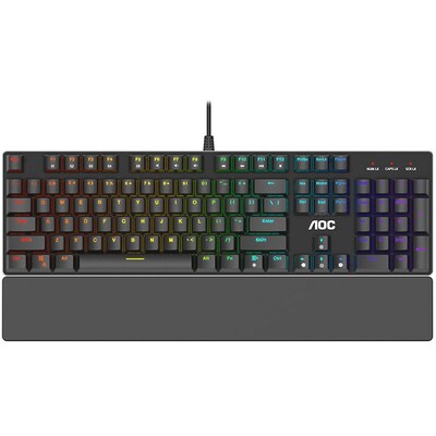 AOC GK500 RGB Mechanical Gaming Keyboard - Outemu Blue Switches