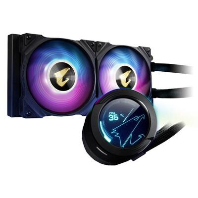 Gigabyte AORUS WATERFORCE X 240 AIO 240mm ARGB Liquid CPU Cooler - AORUS WATERFORCE 240