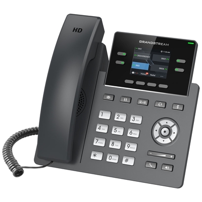 Grandstream GRP2612G 2 SIP line 2.4" colour LCD display desktop IP Phone