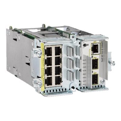 CISCO (GRWIC-D-ES-2S-8PC) EtherSwitch 8x 10/100T (4 PoE) ports + 2