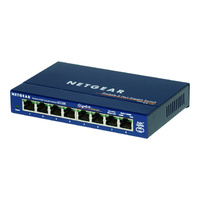  NETGEAR GS108 Prosafe 8 Port 10/100/1000 Gigabit Switch 