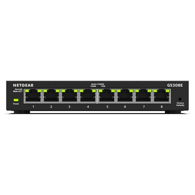 Netgear GS308E SOHO 8-Port Gigabit Plus Switch