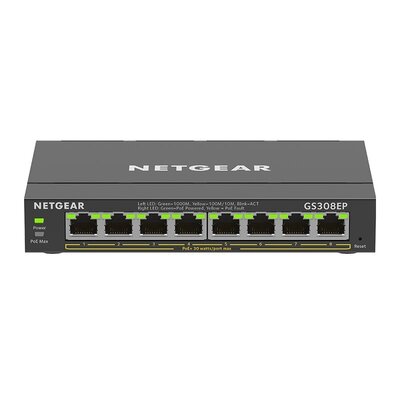 Netgear GS308EP 8-Port Gigabit Ethernet PoE+ Plus Switch